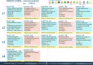 menú junio 2015