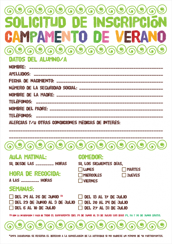 Campamento de verano