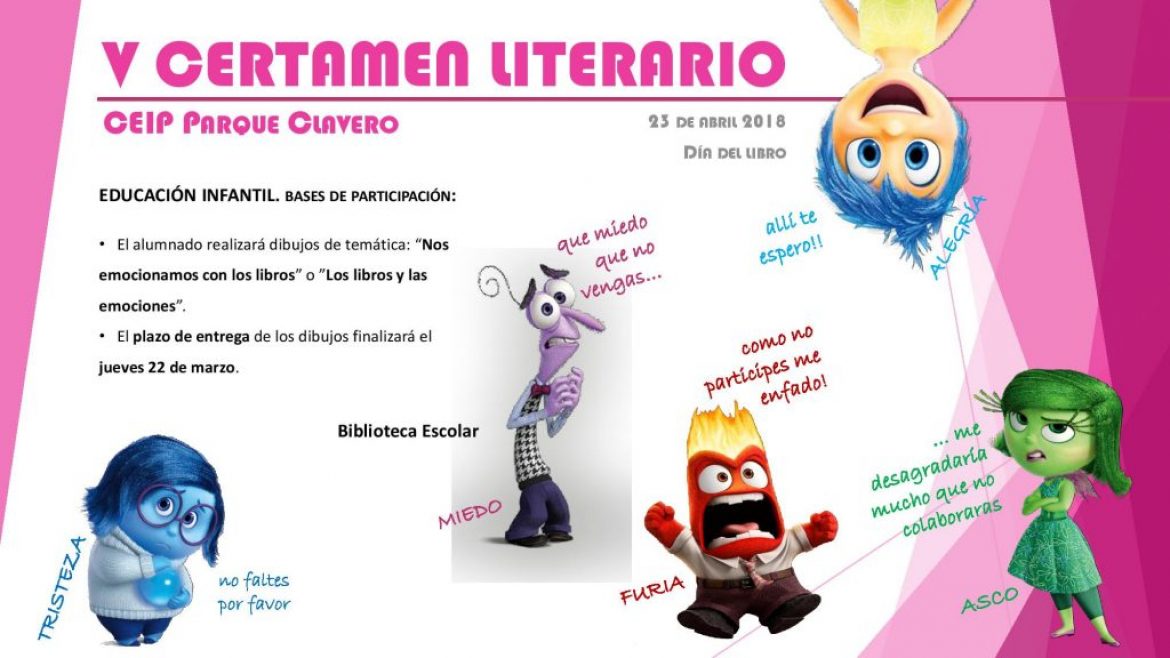 V Certamen Literario del CEIP Parque Clavero