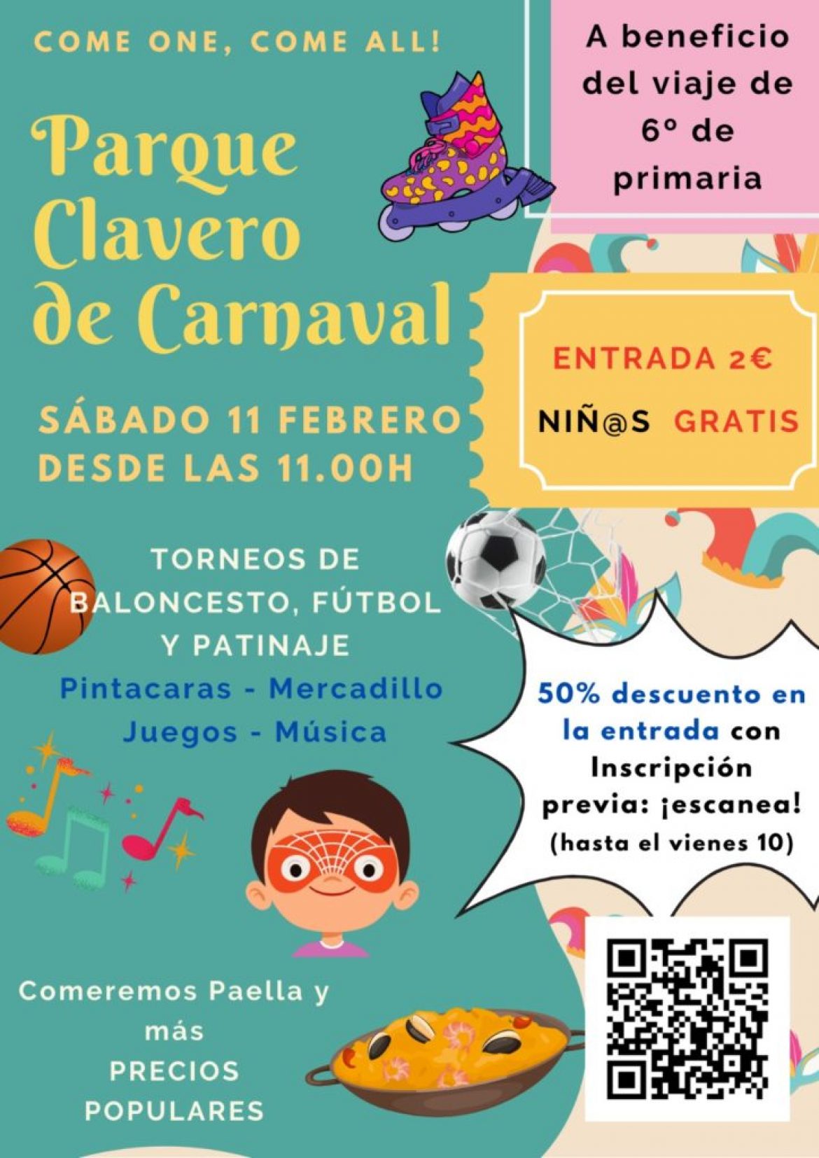 SEXTO DE PRIMARIA ORGANIZA SÁBADO DE CARNAVAL