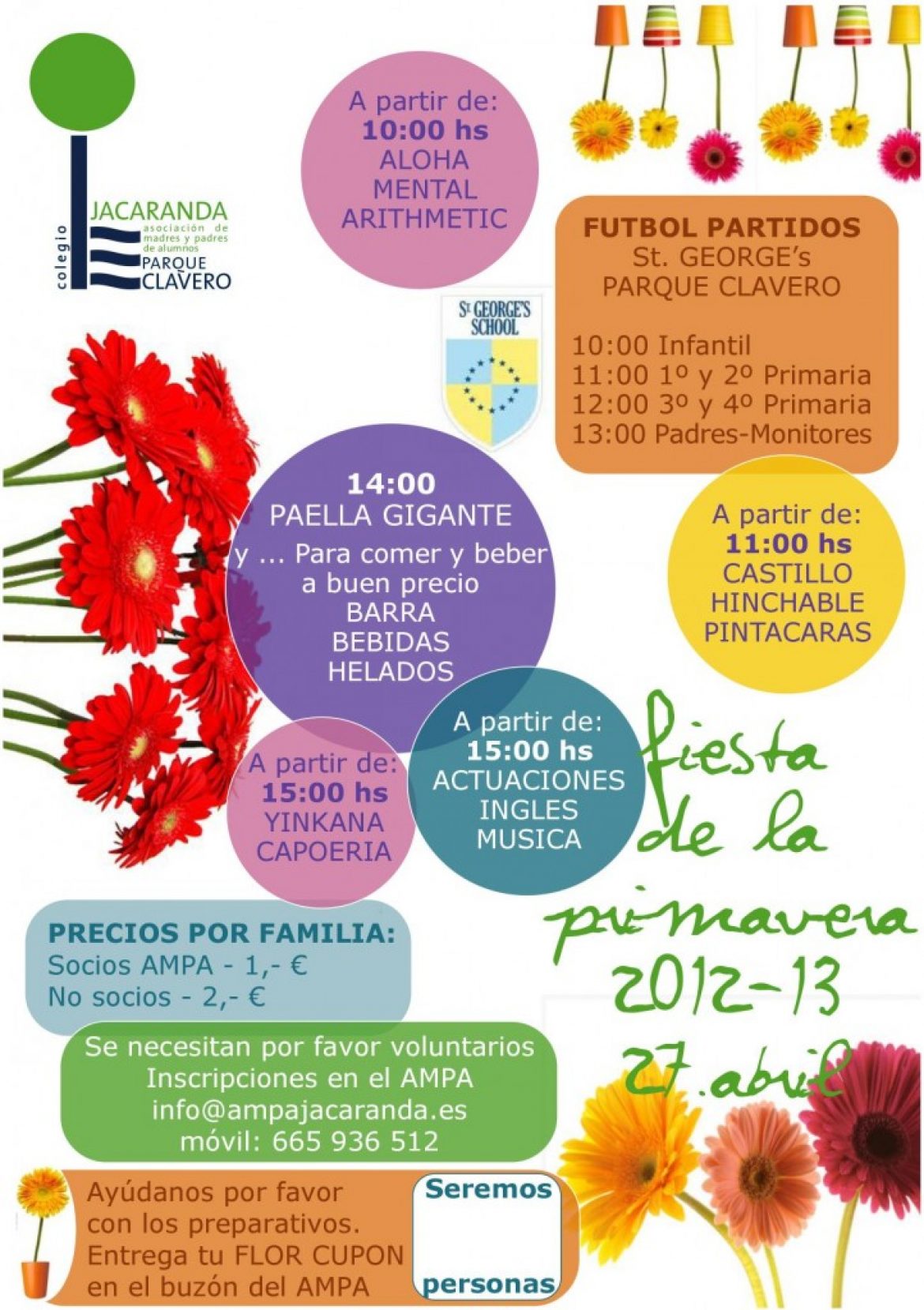 Fiesta de la Primavera en Parque Clavero