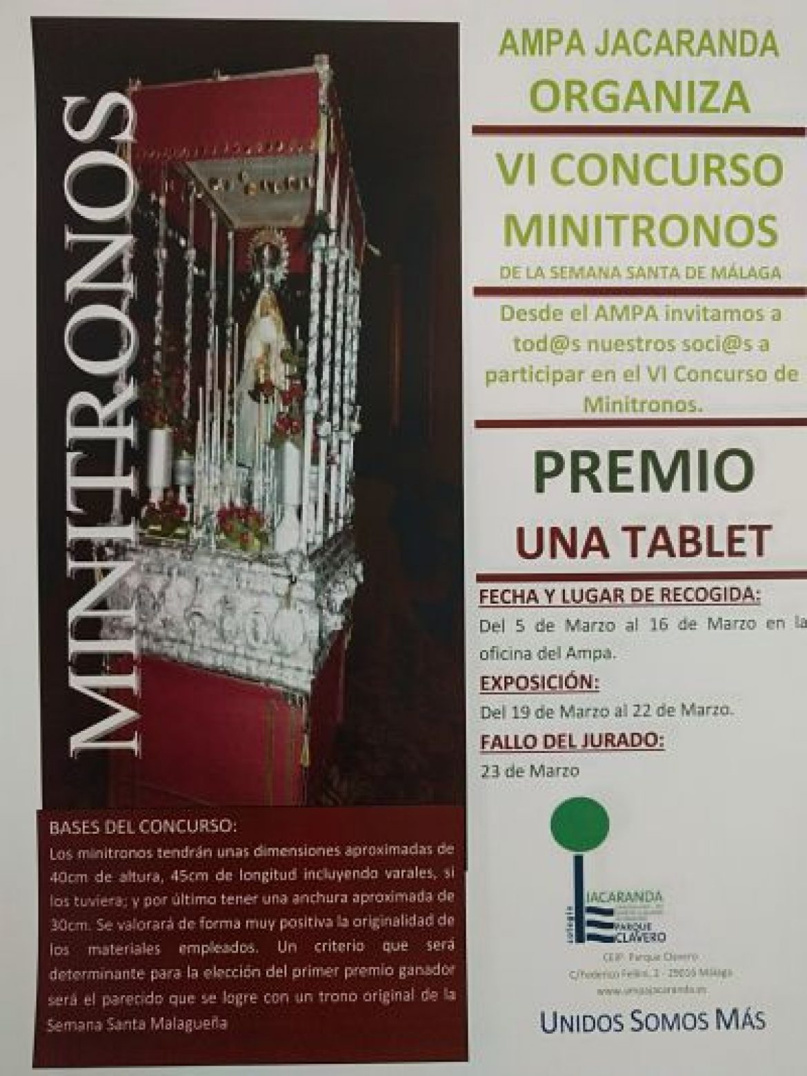 VI Concurso de Mini Tronos 2018