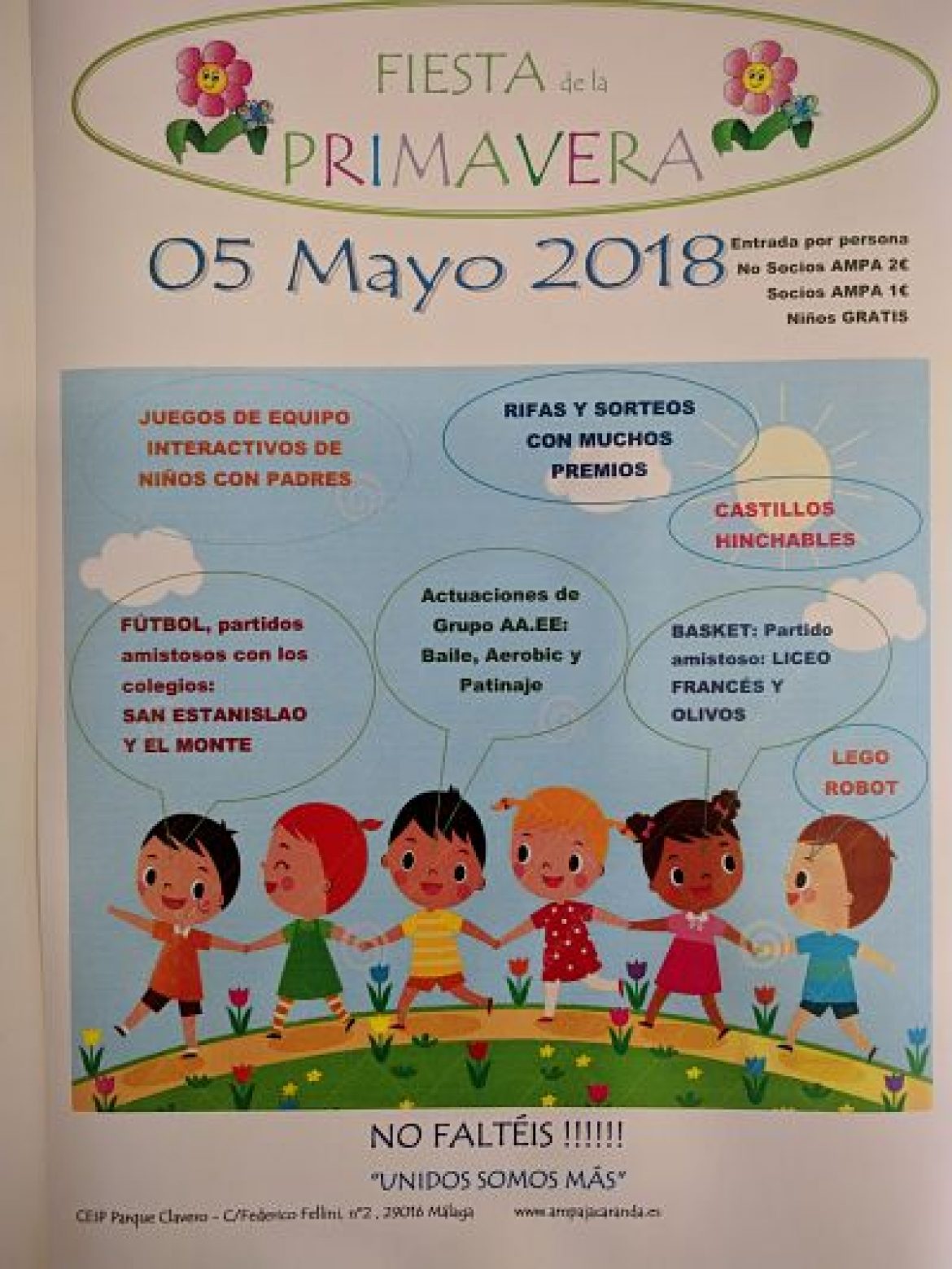 Fiesta de la Primavera 5 de mayo 2018