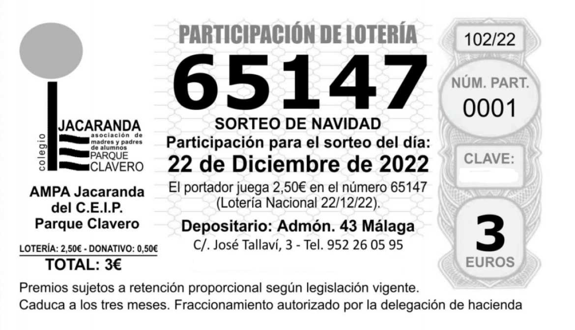 Lotería de Navidad 2022