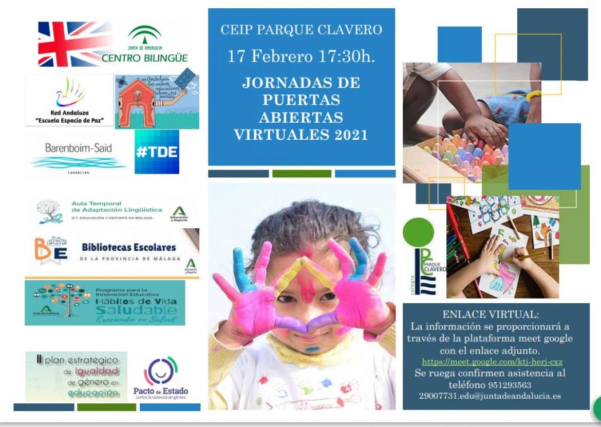 Jornadas de puertas abiertas VIRTUALES 2021