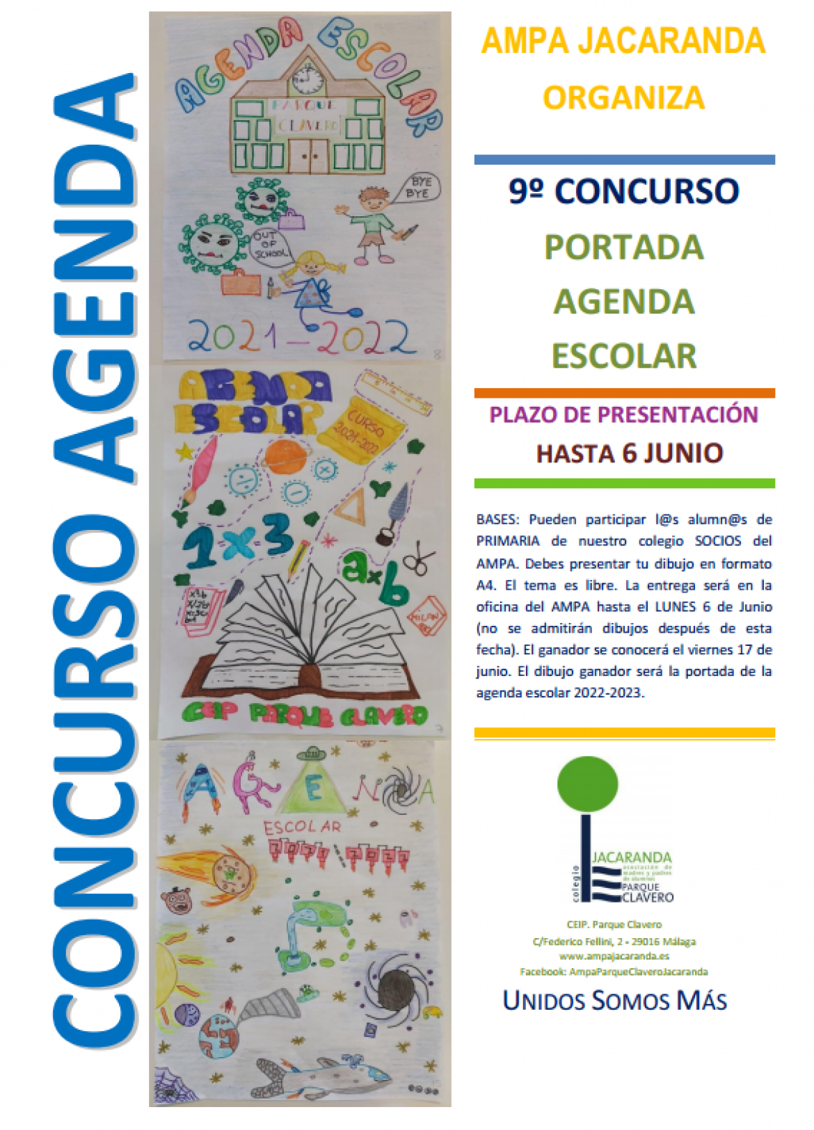 Concurso portada de agenda escolar